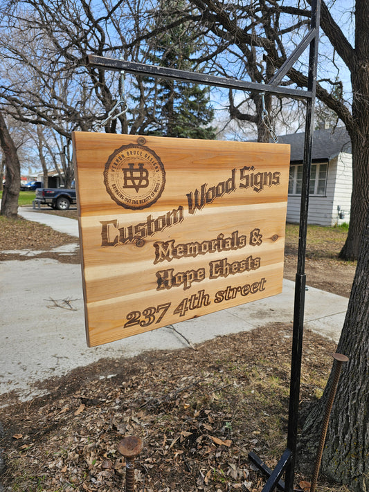 Custom Double-sided Cottage, Home, and Business Signs