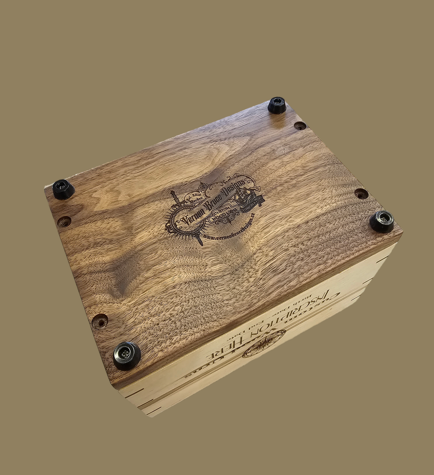 Combination wood Custom Hardwood Casket Urns